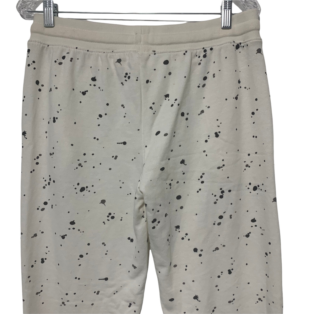 Alternative Apparel 80s White Black Paint Splatter High Rise Joggers‎ Medium New - Picture 6 of 8